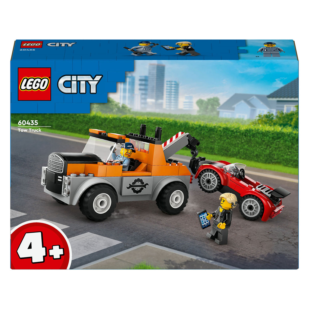 Lego lego city 60435 sleepwagen en sportautoreparatie