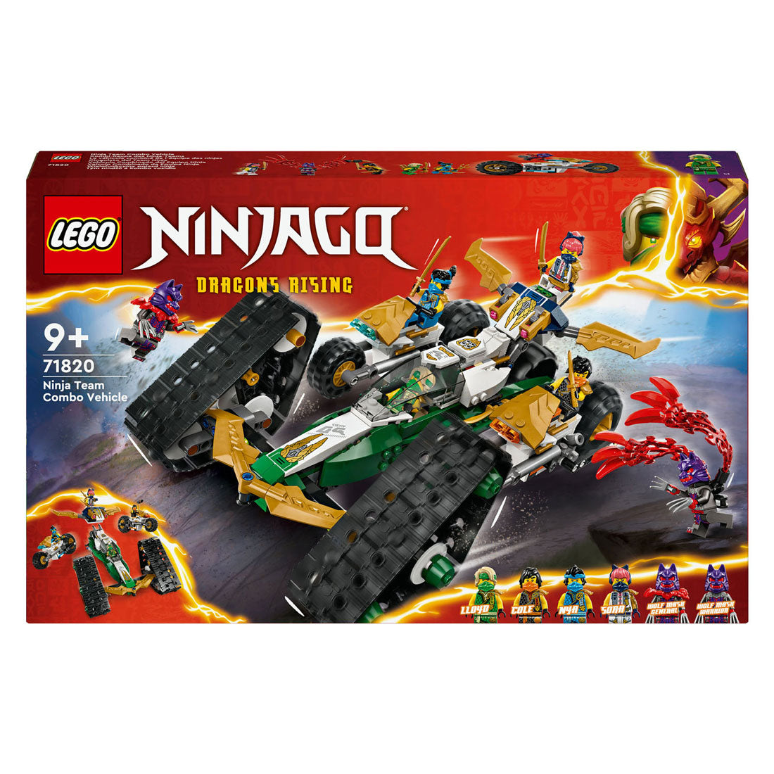 Lego lego ninjago 71820 ninjateam combivoertuig