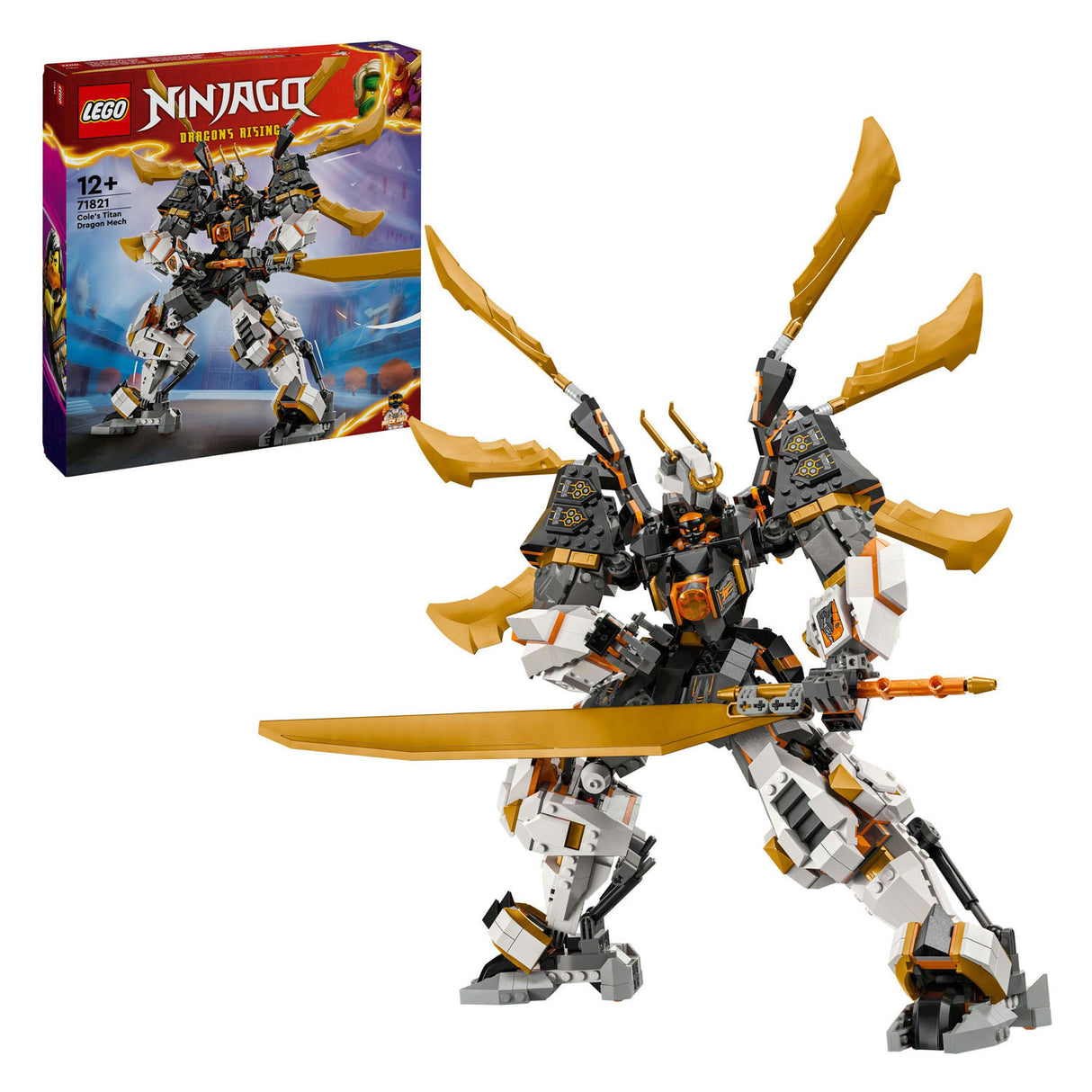 Lego LEGO Ninjago 71821 Cole's Reusachtige Drakenmecha