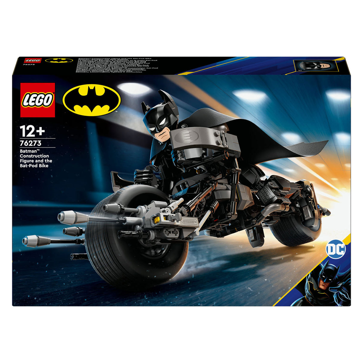 Lego super heroes 76273 batman bouwfiguur en de bat-pod motor