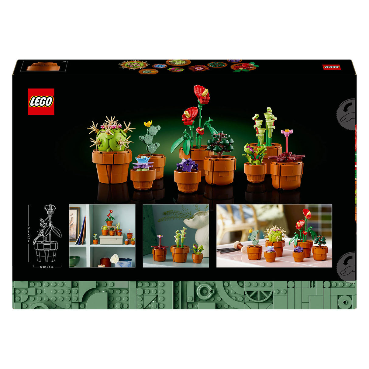 Lego icons 10329 miniplantjes