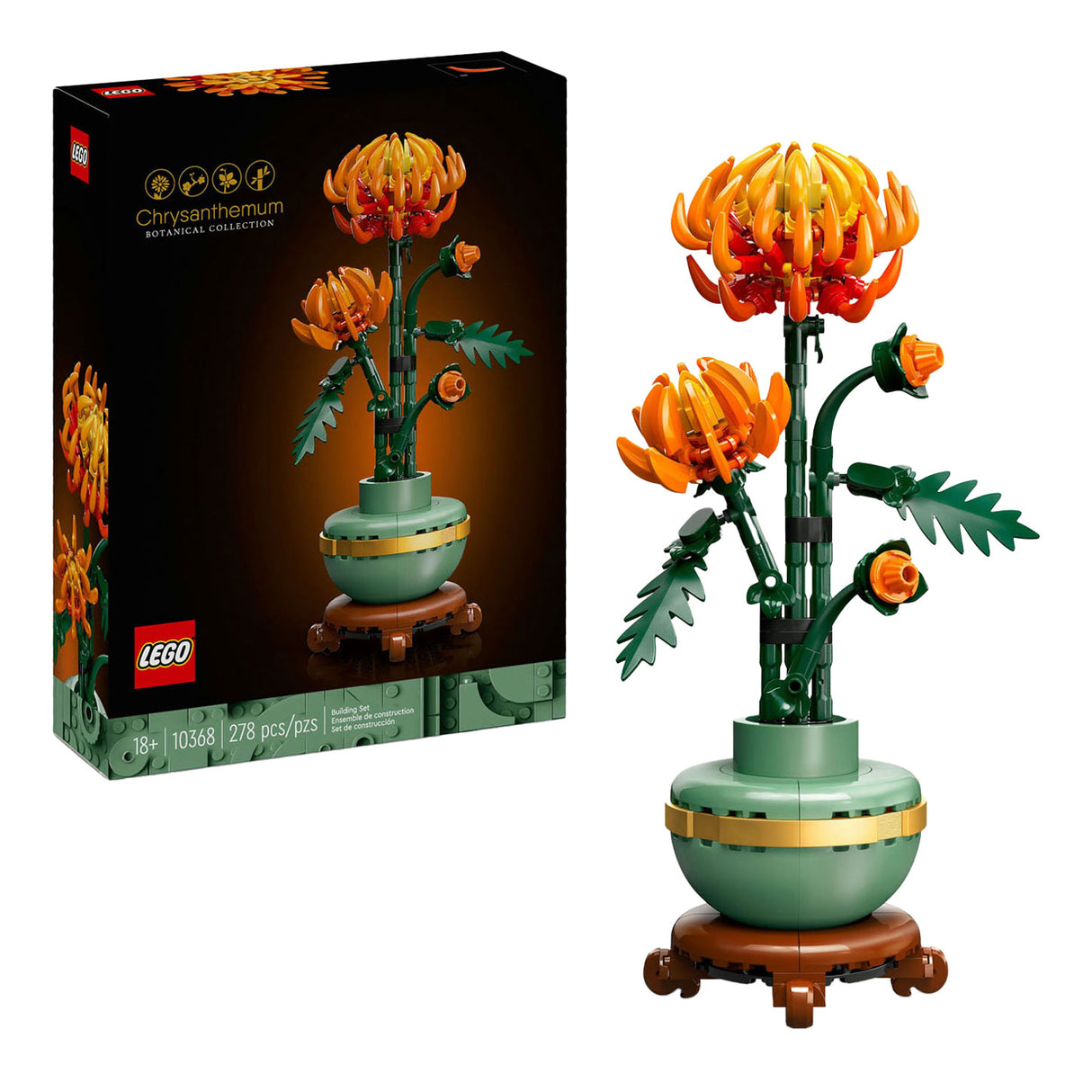 Lego lego icons 10368 chrysant