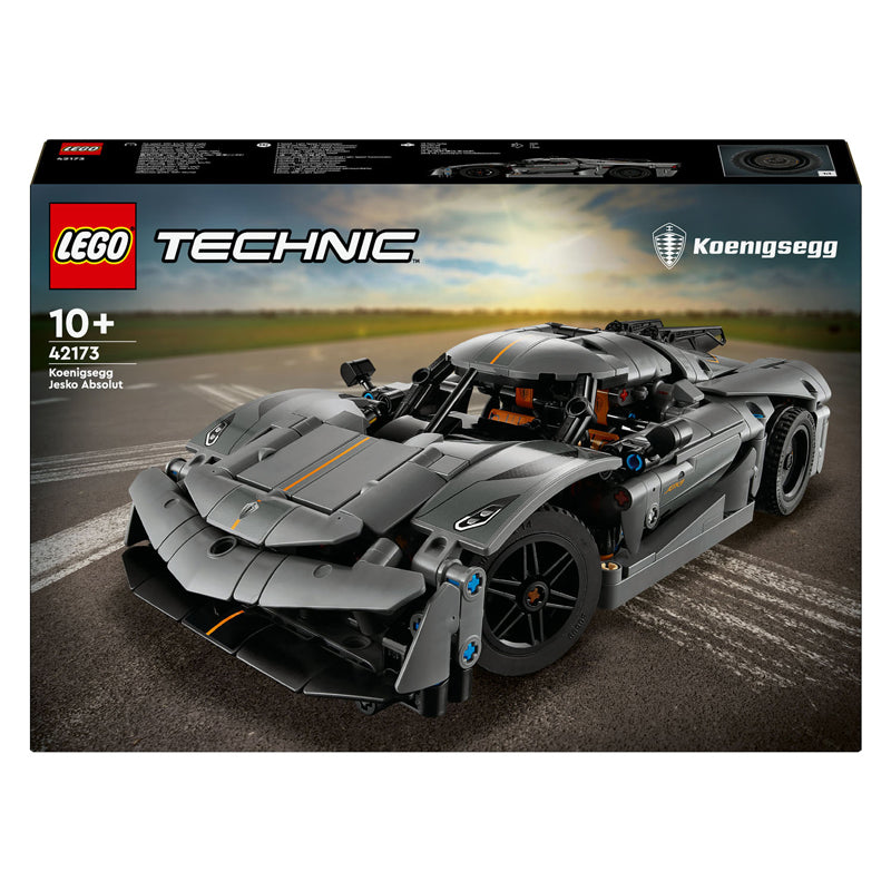 Lego lego technic 42173 koenigsegg jesko absolut grijze hypercar