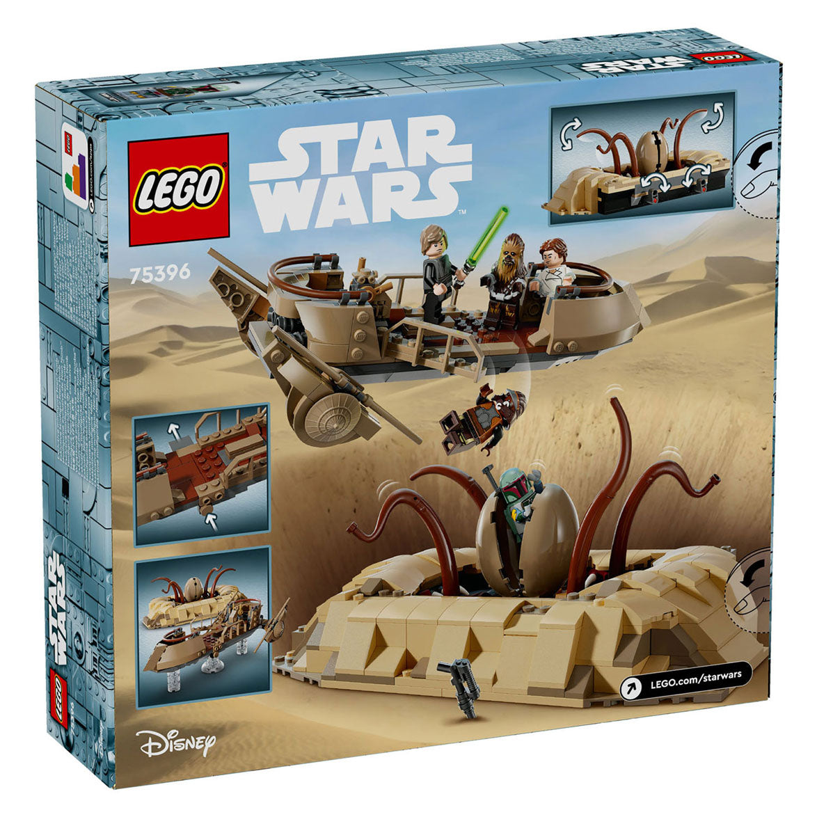 Lego lego star wars 75396 desert skiff en sarlacc-kuil