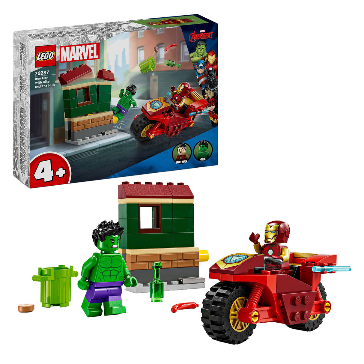 Lego lego super heroes 76287 iron man met motor en de hulk