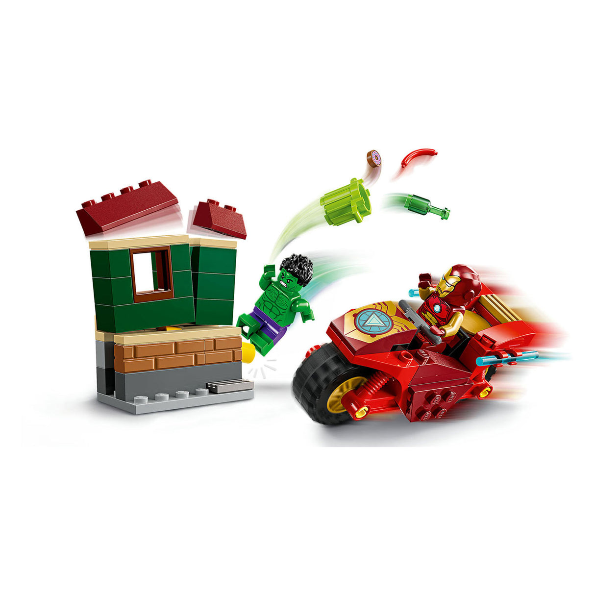 Lego lego super heroes 76287 iron man met motor en de hulk