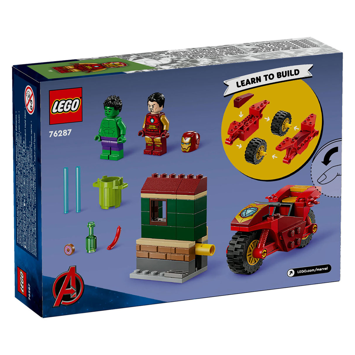 Lego lego super heroes 76287 iron man met motor en de hulk