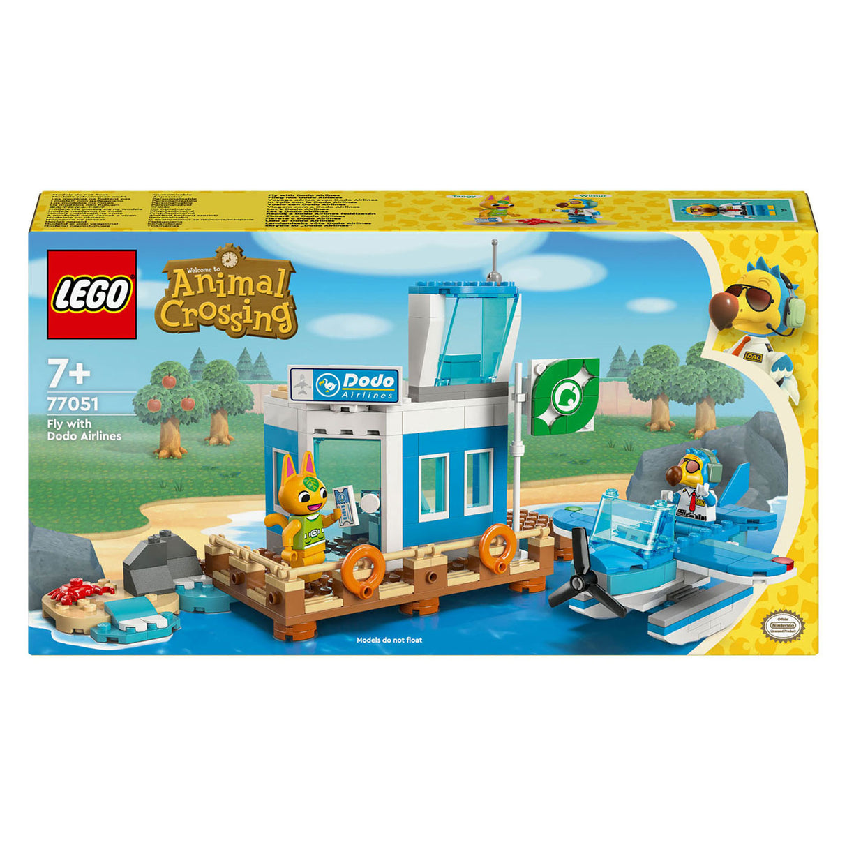 Lego animal crossing 77051 vlieg met dodo airlines