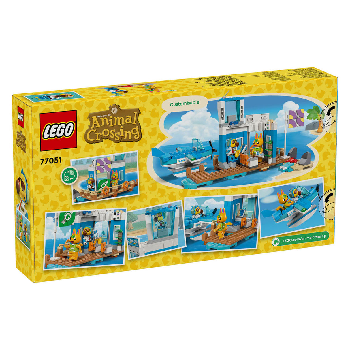 Lego animal crossing 77051 vlieg met dodo airlines