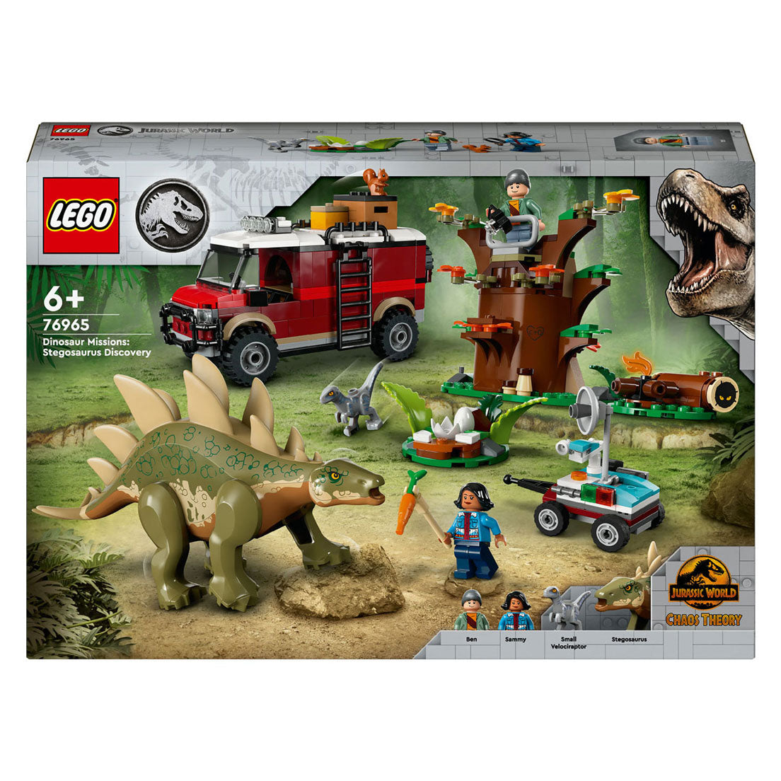 Lego lego jurassic world 76965 dinosaurusmissies: stegosaurus ontdekking