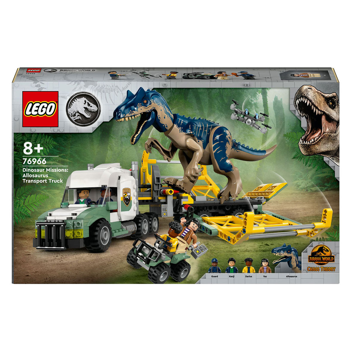 Lego LEGO Jurassic World 76966 Dinosaurusmissies: Allosaurus Transporttruck