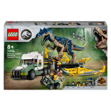 Lego jurassic world 76966 dinosaurusmissies: allosaurus transporttruck