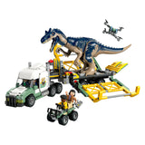 Lego jurassic world 76966 dinosaurusmissies: allosaurus transporttruck