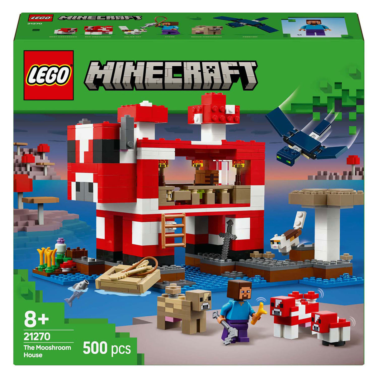 Lego minecraft het mooshroom huis - 21270