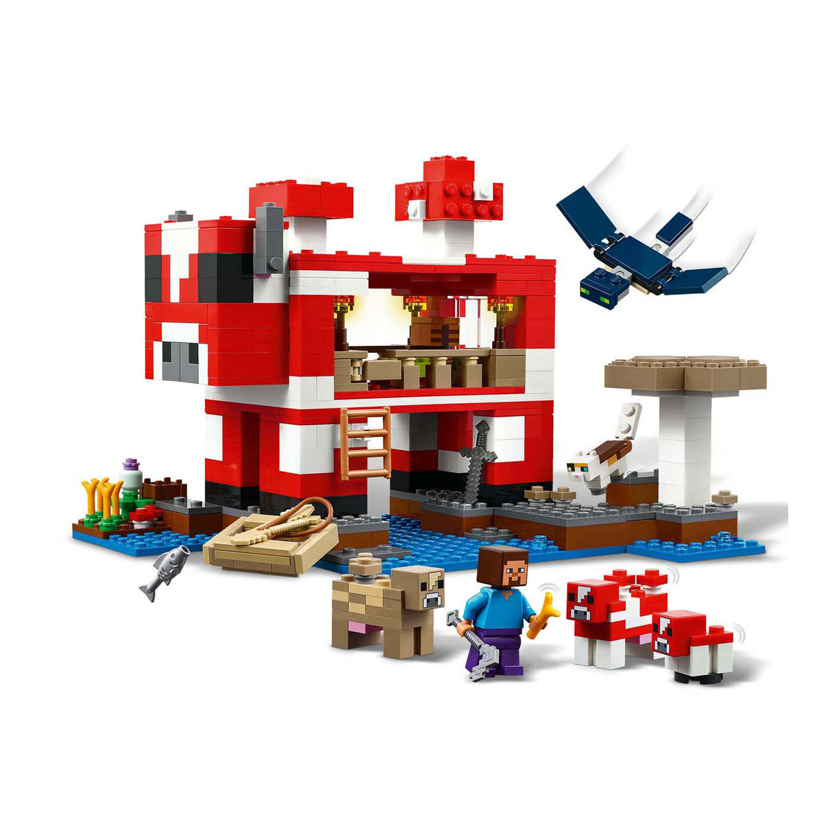 Lego minecraft 21270 het mooshroom huis