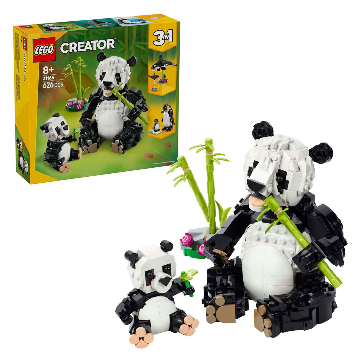 Lego creator 31165 wilde dieren: pandafamilie