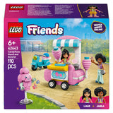 Lego friends suikerspinnen kraam met scooter - 42643