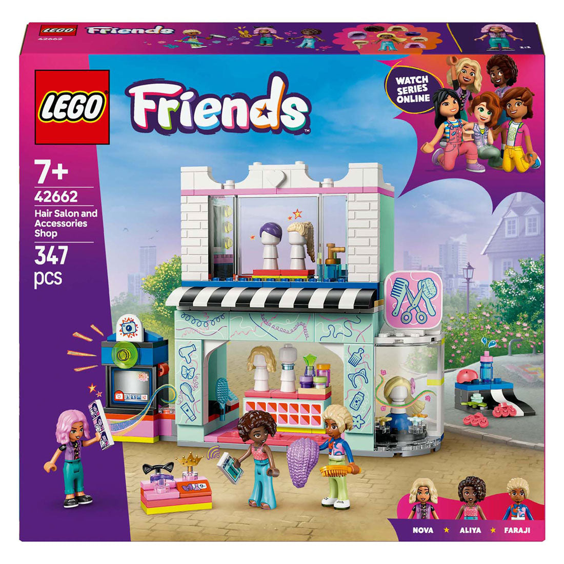 Lego friends 42662 kapsalon en accessoirewinkel