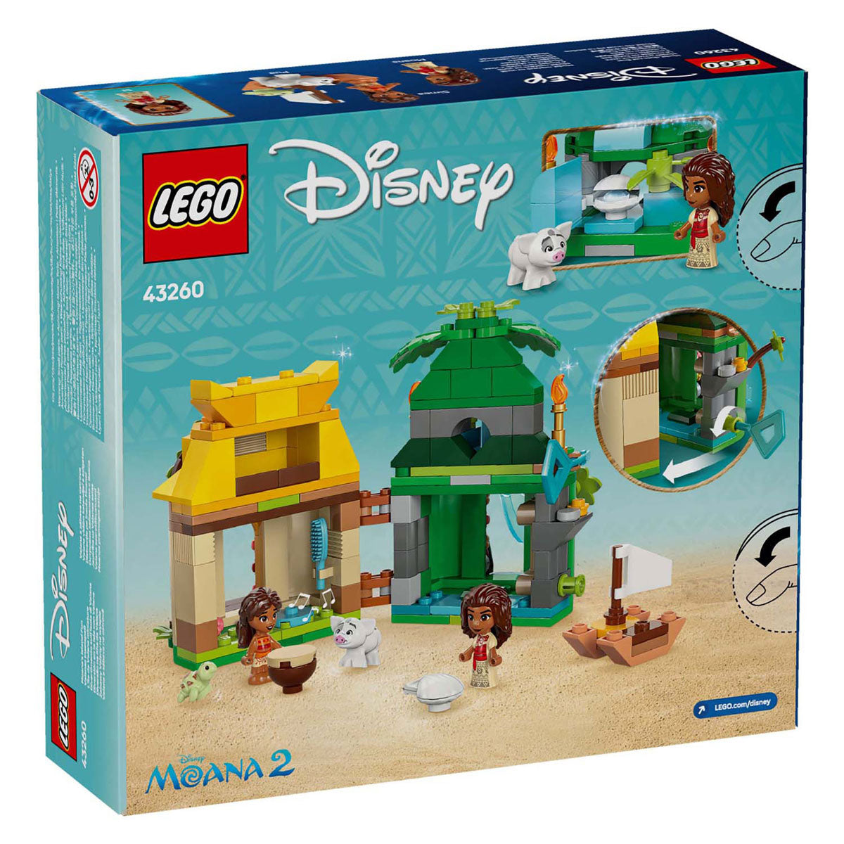 Lego disney prinses 43260 vaiana's speeleiland