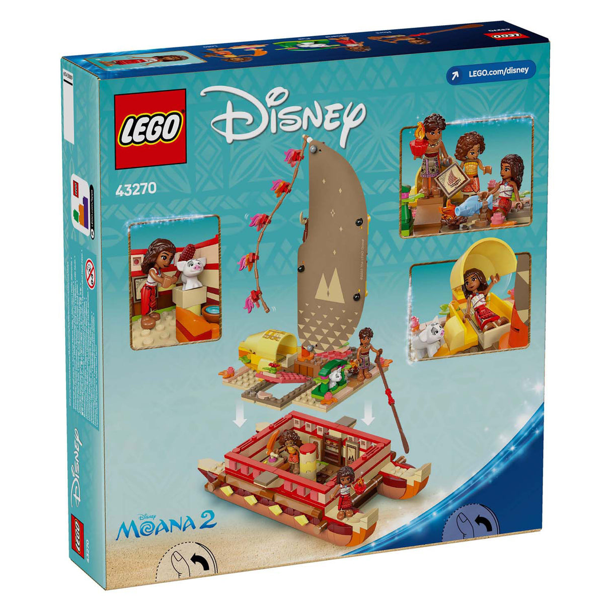 Lego disney prinses 43270 vaiana's avonturenkano