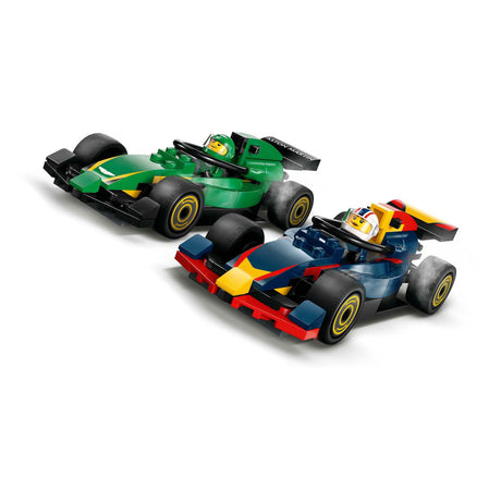Lego city f1 truck met rb20 en amr24 f1® auto's speelset - 60445