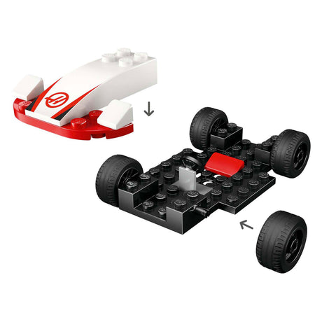Lego city f1 williams racing en haas f1 racewagens - 60464