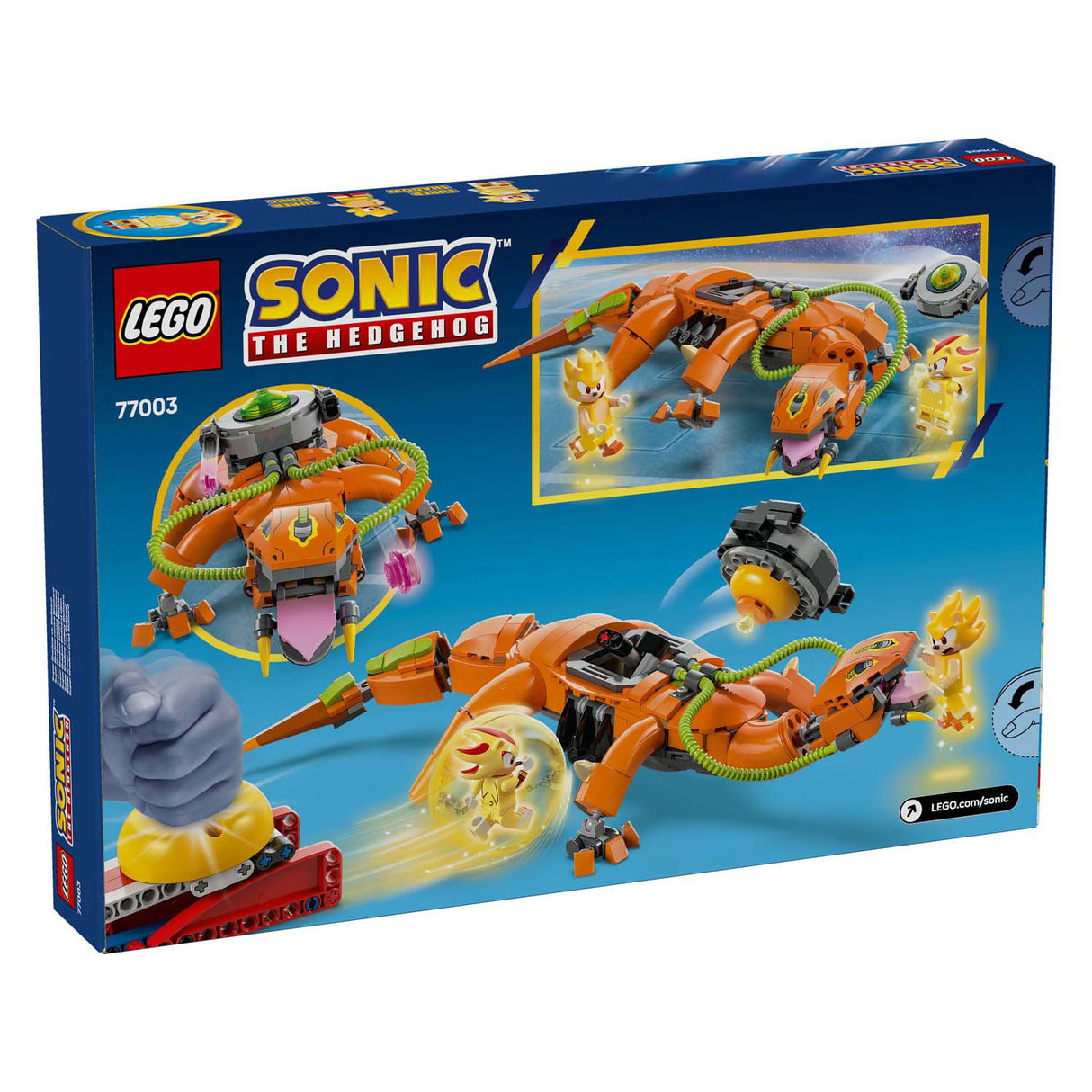 Lego sonic the hedgehog 77003 super shadow vs. biolizard