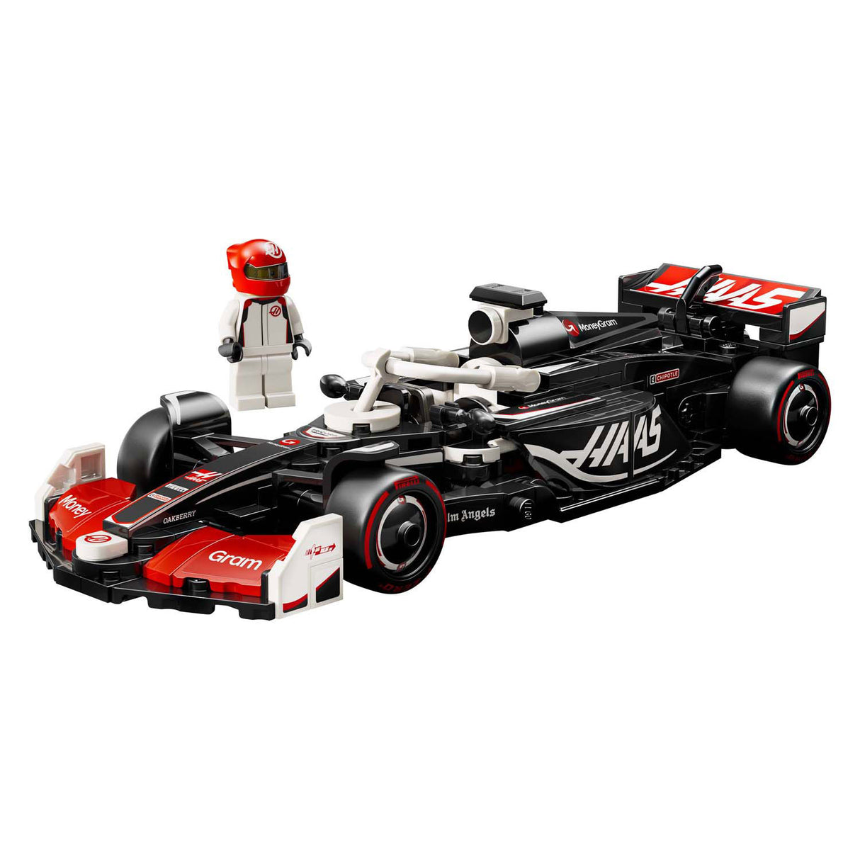 Lego speed champions moneygram haas f1 team vf-24 racewagen set - 77250