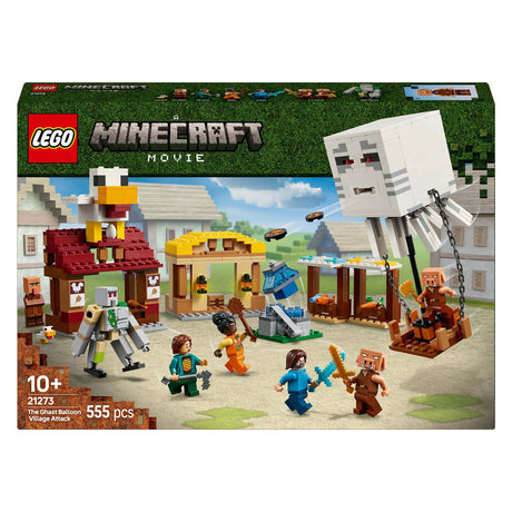 Lego minecraft de ghast-ballon aanval op het dorp - 21273