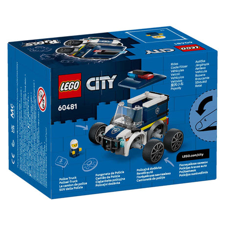 Lego city voertuigen rides – politiewagen