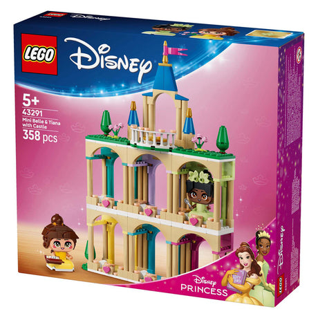 Lego disney princess 43291 mini belle en tiana met kasteel