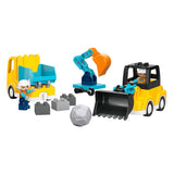 Lego duplo town 10475 - 3-in-1 bouwvoertuigen - creatief speelgoed