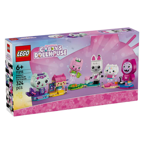 Lego gabby's poppenhuis gabby's bouwbare kattenvriendjes - kat speelgoed voor kinderen - 11215