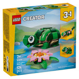 Lego creator 31377 schildpad met waterlelie