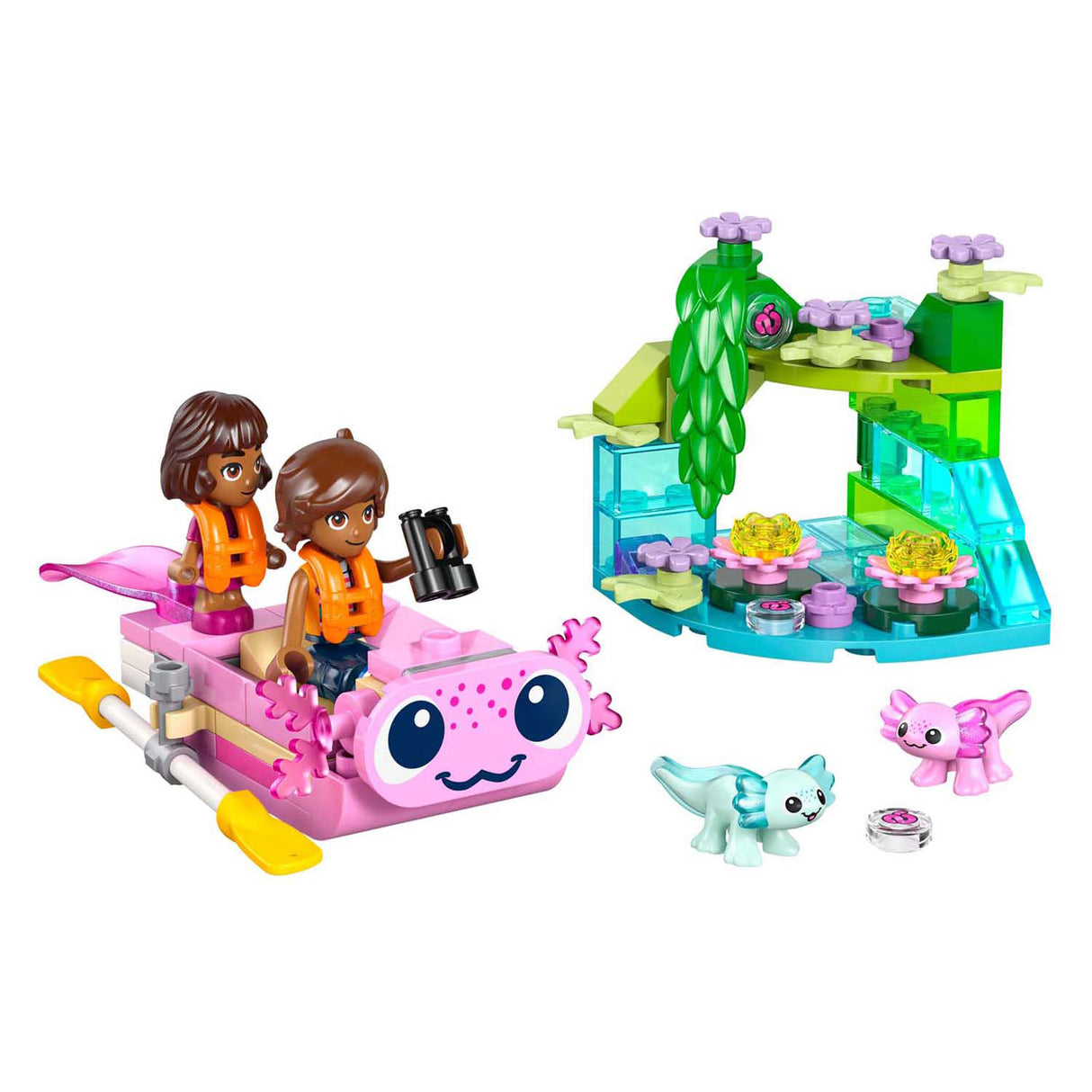 Lego friends axolotl avontuur boot bouwset - speelgoed - 42681