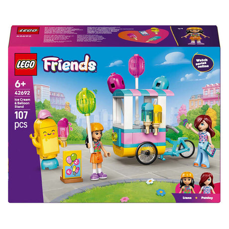 Lego friends ijsjes- en ballonnenkraam