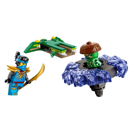 Lego ninjago nya vs. mutatiemonster in spinner