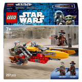 Lego star wars cobb vanths speeder voertuig - decoratie en bouwpakket voor kinderen - 75437