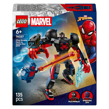 Lego super heroes miles morales mecha vs. spider-man 2099
