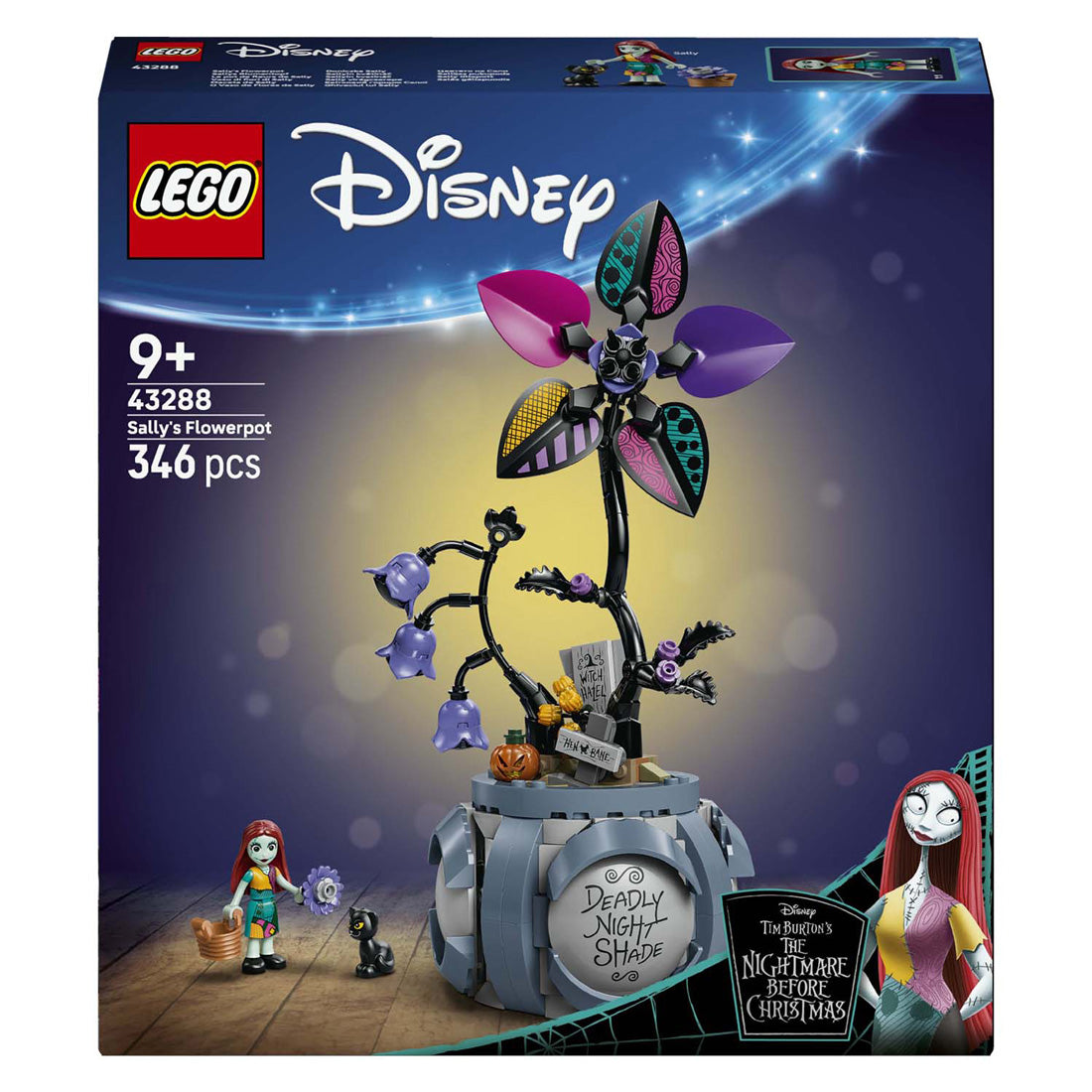 Lego disney 43288 sally's bloempot