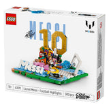Lego editions lionel messi – voetbalhoogtepunten bouwpakket en kinderkamer decoratie - 43011
