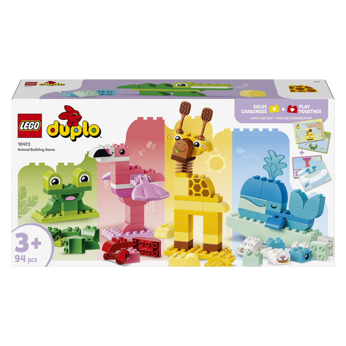 Lego duplo dierenbouwspel educatief montessori speelgoed voor kinderen met dieren figuren 10472