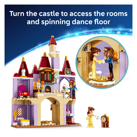 Lego ǀ disney princess het betoverde kasteel van belle en het beest bouwpakket voor kinderen 43289