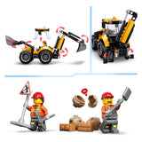Lego city gele graaflaadmachine speelgoed voor kinderen en kinderkamer decoratie 60480