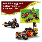 Lego ninjago 71864 kai en cole's combivoertuigen