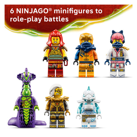 Lego ninjago wyldfyre's transformerende drakenmecha