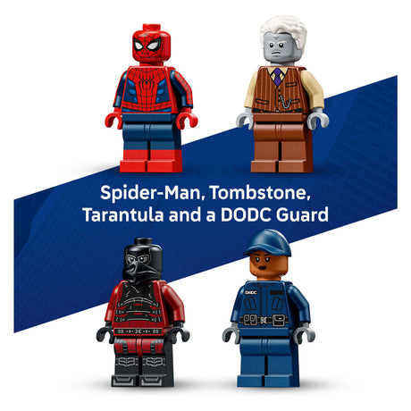Lego ǀ marvel spider-man achtervolging van gevangenistransport bouwpakket voor kinderen 76349