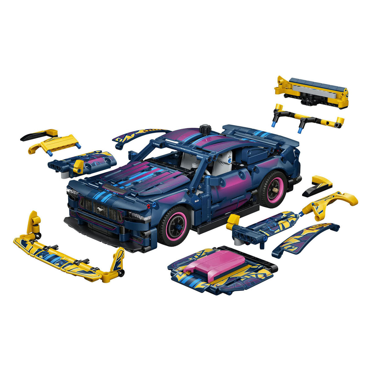 Lego technic 42236 aanpasbare ford mustang gt auto