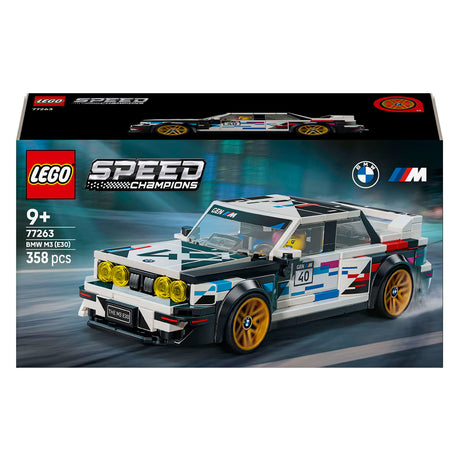 Lego speed champions bmw m3 (e30) auto bouwpakket voor kinderen en kinderkamer decoratie 77263