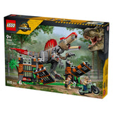 Lego jurassic world spinosaurus ontsnapping dinosaurus speelgoed voor kinderen 77982